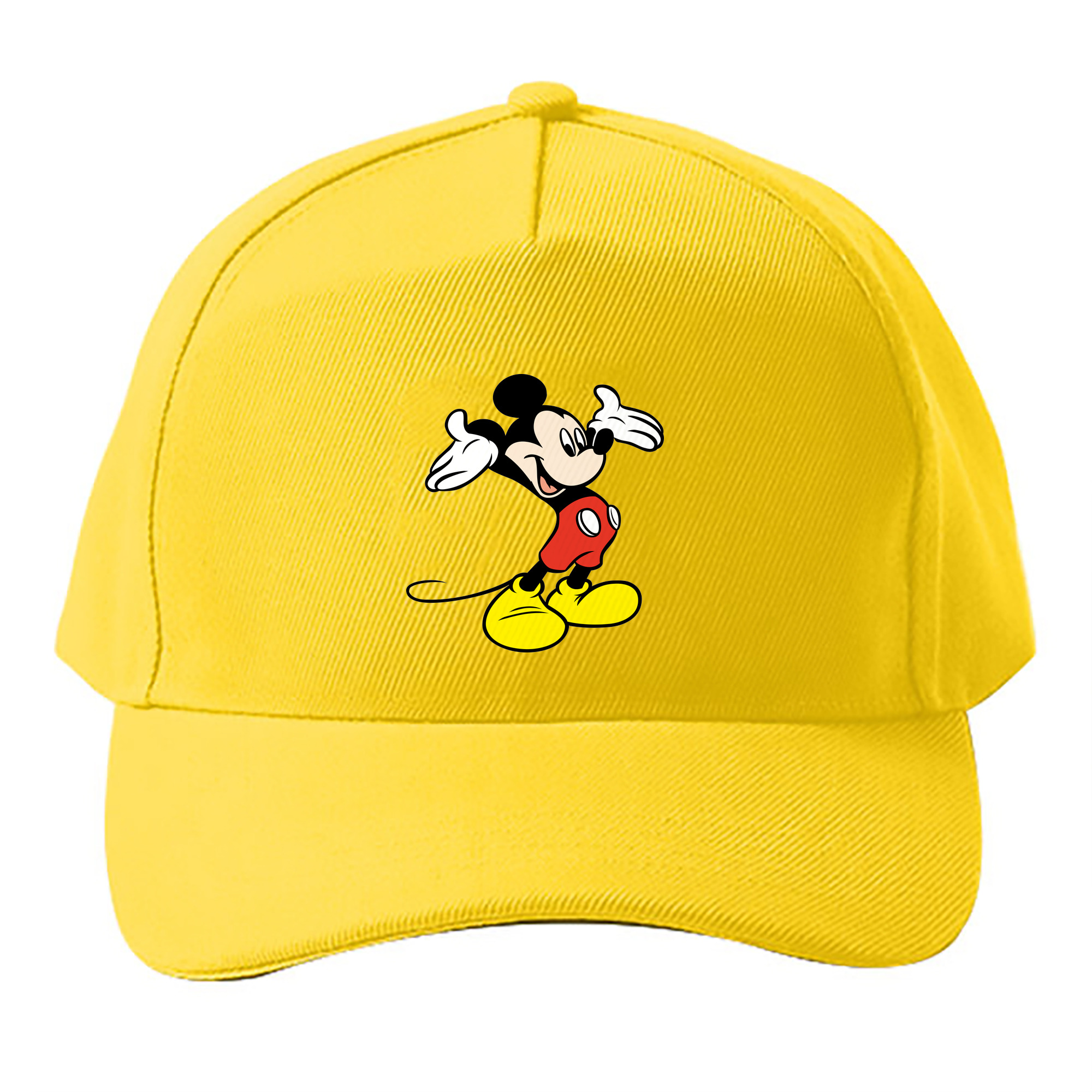 （画像用） ミッキーマウス Mickey Mouse ベースボールキャップ 綿100％ 男女兼用 帽子 スポーツ
